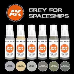 AK - Set di Pittura Grey for Spaceships - AK11614 2