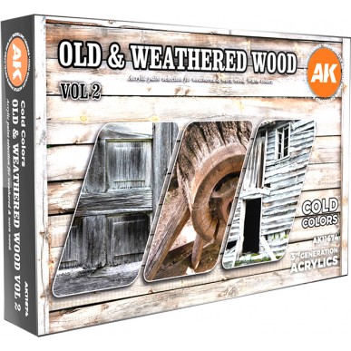 AK - Set di Pittura Old & Weathered Wood Vol. 2 - AK11674