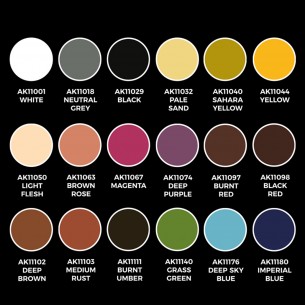 AK - Set di Pittura Anime Figures - AK11765 2