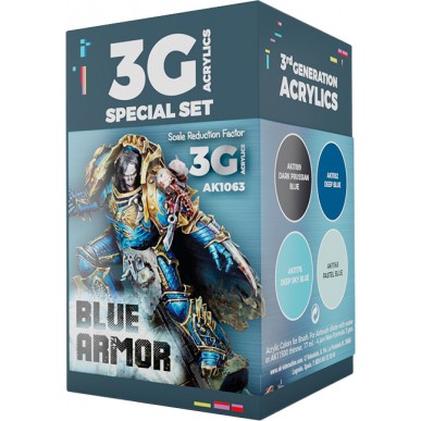 AK - Set di Pittura Blue Armor - AK1063