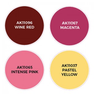 AK - Set di Pittura Magenta Plasma and Glowing Effects - AK1068 2