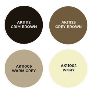 AK - Set di Pittura Bones and Skeletons - AK1069 2