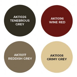 AK - Set di Pittura Eternal Darkness - AK1070 2