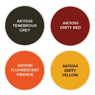 AK - Set di Pittura Lava Effects - AK1072 2