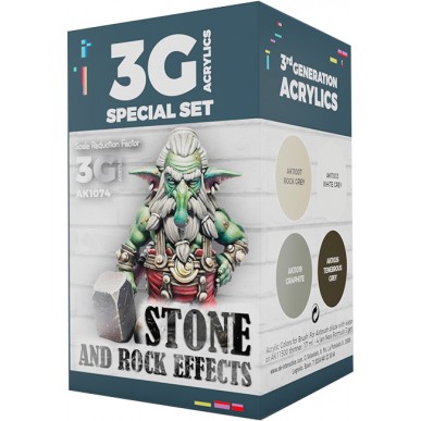 AK - Set di Pittura Stone and Rock Effects - AK1074