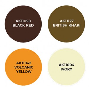 AK - Set di Pittura Non Metallic Metal: Gold for Brush Painting - AK1077 2