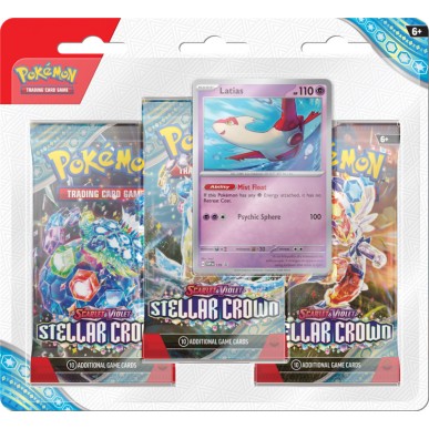 Scarlet & Violet: Stellar Crown - 3 Pack Blister Latias (ENG)