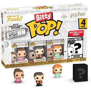 Funko Bitty Pop - Harry Potter 4 Pack - Hermione Granger / Viktor Krum / Ginny Weasley / Mystery