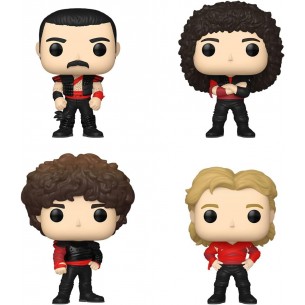 Funko Pop Rocks - 4 Pack - Freddie Mercury / Brian May / John Deacon / Roger Taylor - Queen 2