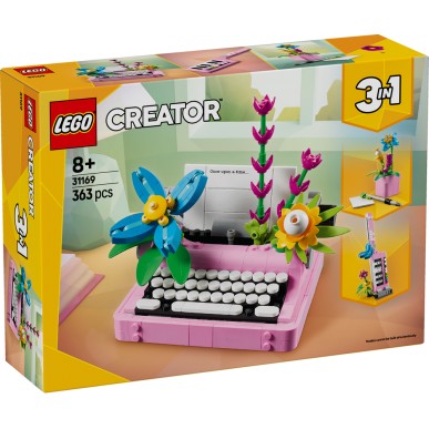 LEGO Creator - 31169 - Macchina da Scrivere con Fiori