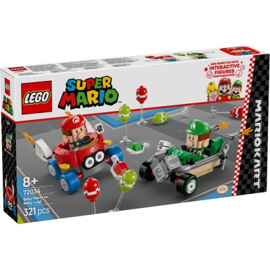 LEGO Super Mario - 72034 - Mario Kart: Baby Mario vs Baby Luigi