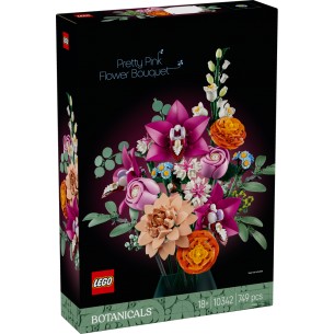 LEGO Botanicals - 10342 - Bouquet di Fiori Rosa