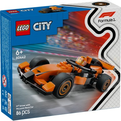 LEGO City - 60442 - Pilota e Monoposto McLaren F1