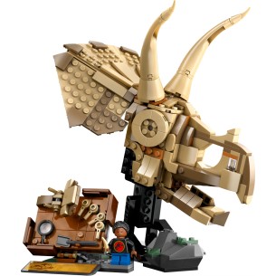 LEGO Jurassic World - 76969 - Fossili di Dinosauro: Teschio di Triceratopo 2