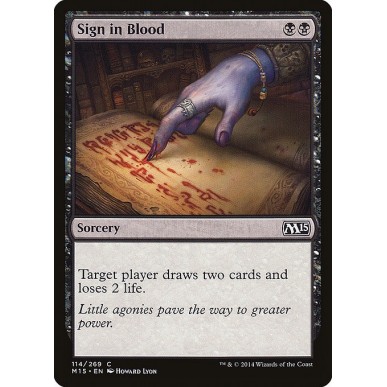 Sign in Blood