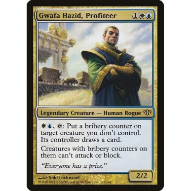 Gwafa Hazid, Profittatore