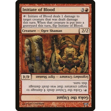 Initiate of Blood // Goka the Unjust