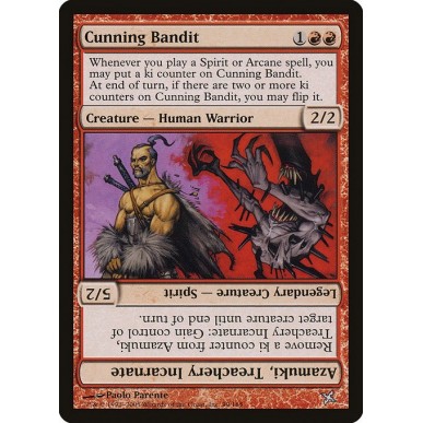 Cunning Bandit // Azamuki, Treachery...