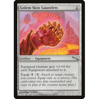 Guanti di Pelle di Golem