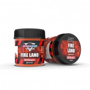 AK Wargame Terrain - Fire Land (100ml) - AK1218