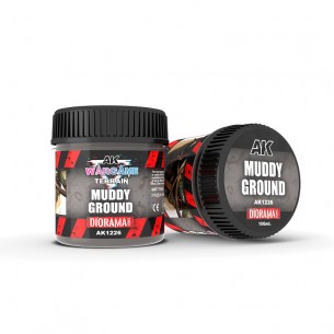 AK Wargame Terrain - Muddy Ground (100ml) - AK1226