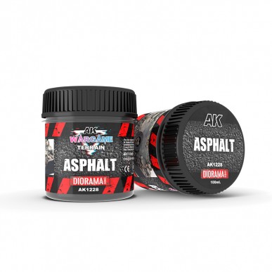 AK Wargame Terrain - Asphalt (100ml) - AK1228