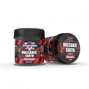 AK Wargame Terrain - Volcanic Earth (100ml) - AK1234