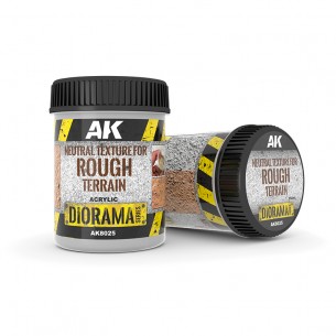 AK Diorama - Neutral Texture for Rough Terrain (250ml) - AK8025