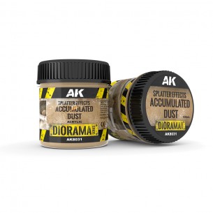 AK Splatter Effects - Accumulated Dust (100ml) - AK8031