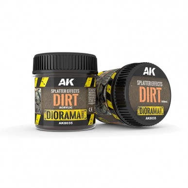 AK Splatter Effects - Dirt (100ml) - AK8035