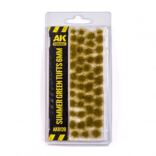 AK Diorama - Summer Green Tufts (6mm) - AK8120