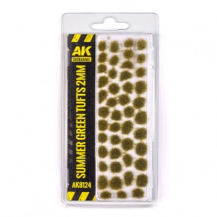 AK Diorama - Summer Green Tufts (2mm) - AK8124