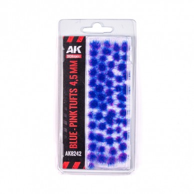 AK Diorama - Blue-Pink Wargame Tufts - AK8242