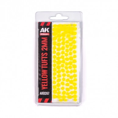 AK Diorama - Yellow Tufts (2mm) - AK8267
