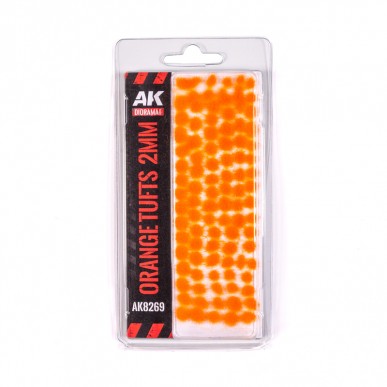 AK Diorama - Orange Tufts (2mm) - AK8269 AK Diorama - Orange Tufts (2mm) - AK8269