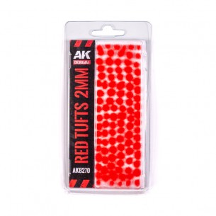 AK Diorama - Red Tufts (2mm) - AK8270