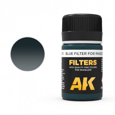 AK Filters - Blue FIlter for Panzer...