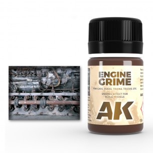 AK Enamel - Engine Grime...