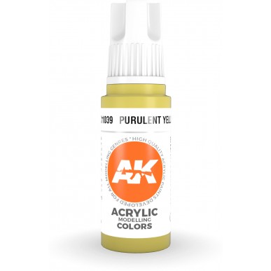AK Acrylic - Purulent Yellow (17ml) - AK11039