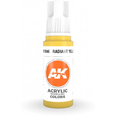 AK Acrylic - Radiant Yellow (17ml) - AK11046