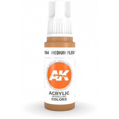 AK Acrylic - Medium Flesh Tone (17ml) - AK11054