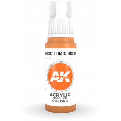 AK Acrylic - Luminous Orange (17ml) - AK11082