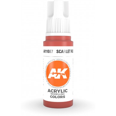 AK Acrylic - Scarlet Red (17ml) - AK11087