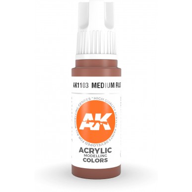 AK Acrylic - Medium Rust (17ml) - AK11103