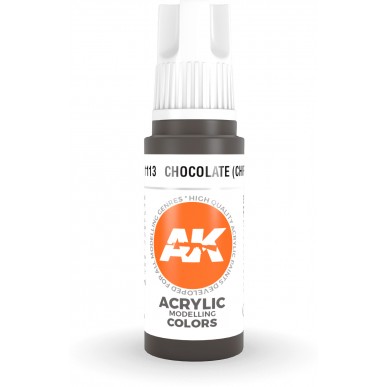 AK Acrylic - Chocolate (Chipping) (17ml) - AK11113