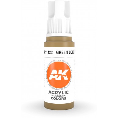 AK Acrylic - Green Ocher (17ml) - AK11122