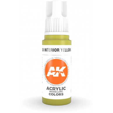 AK Acrylic - Interior Yellow Green (17ml) - AK11138
