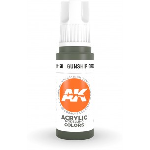 AK Acrylic - Gunship Green (17ml) - AK11150