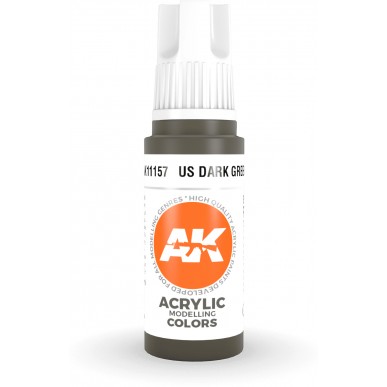 AK Acrylic - Us Dark Green (17ml) - AK11157