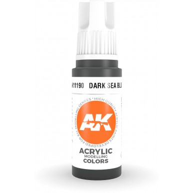 AK Acrylic - Dark Sea Blue (17ml) - AK11190